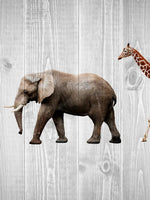 Wooden Safari Wall Art