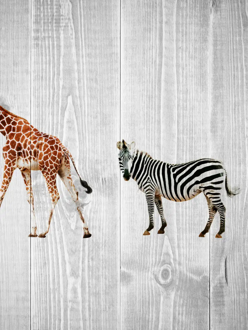 Wooden Safari Wall Art