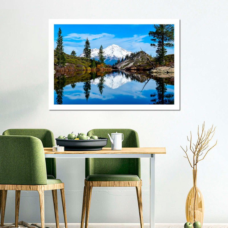 Mount Shasta Heart Lake Wall Art
