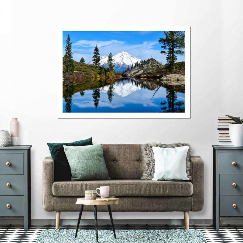 Mount Shasta Heart Lake Wall Art