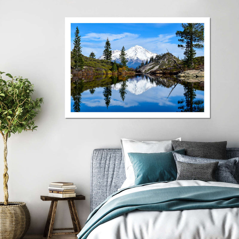 Mount Shasta Heart Lake Wall Art