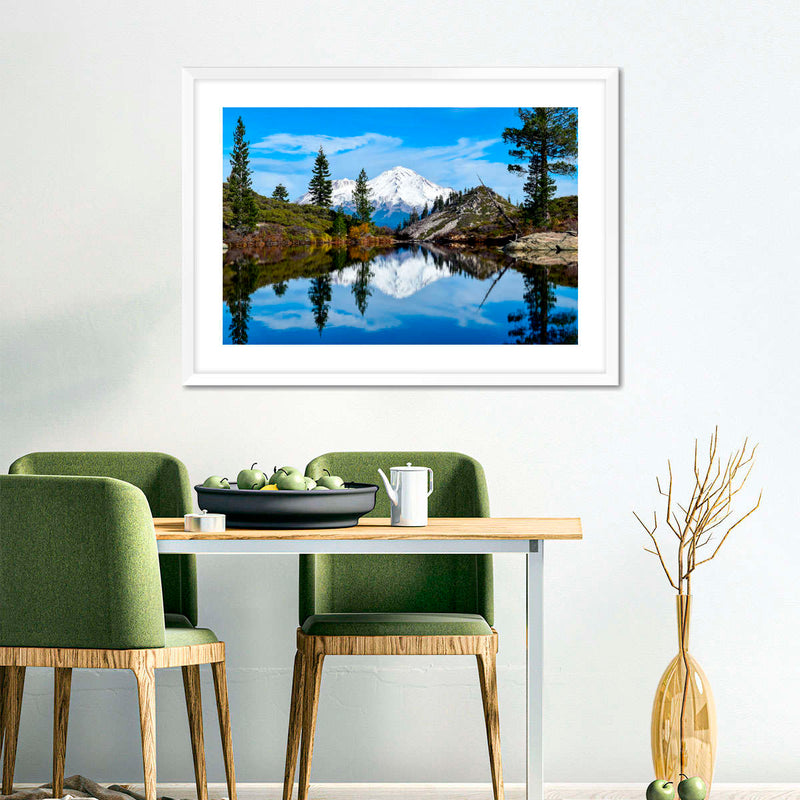Mount Shasta Heart Lake Wall Art