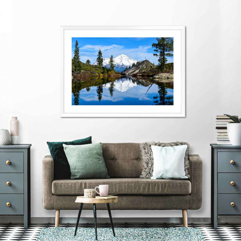 Mount Shasta Heart Lake Wall Art
