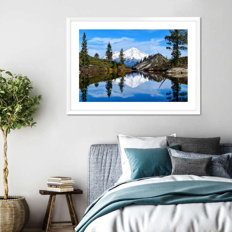 Mount Shasta Heart Lake Wall Art