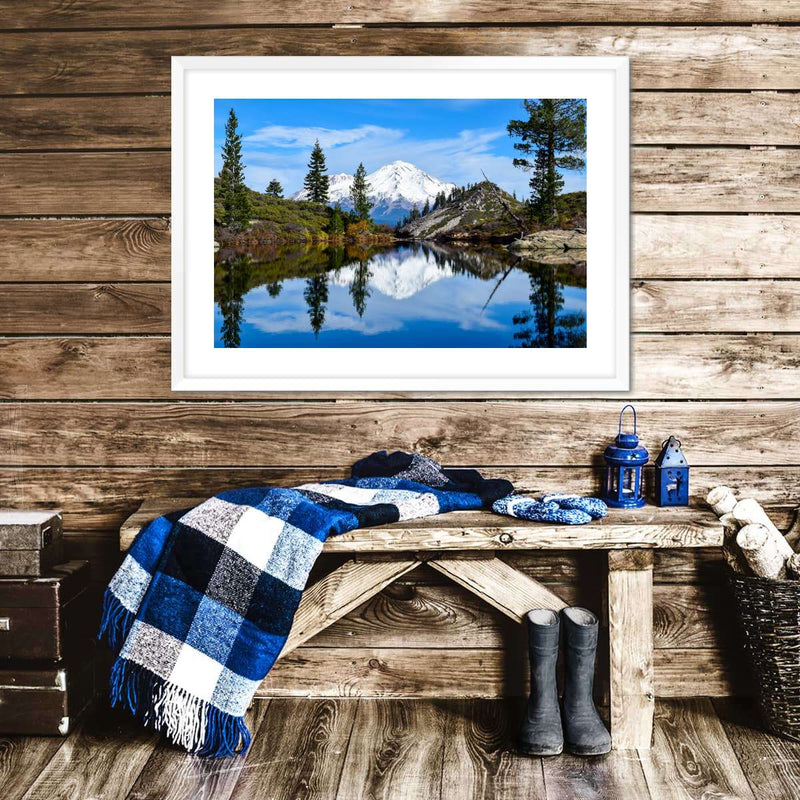 Mount Shasta Heart Lake Wall Art