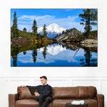 Mount Shasta Heart Lake Wall Art