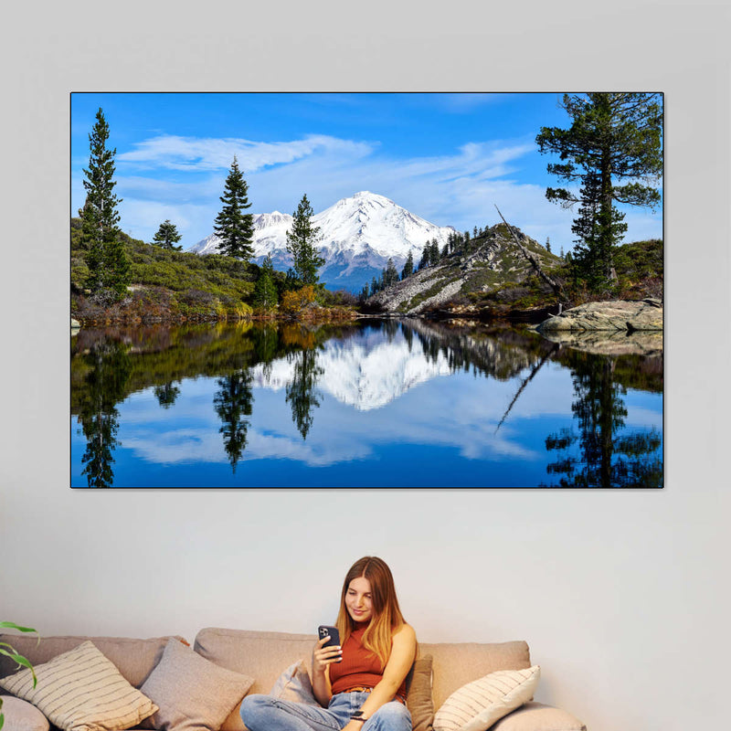 Mount Shasta Heart Lake Wall Art