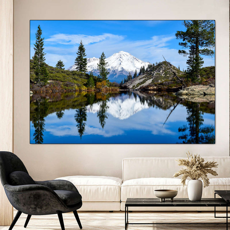 Mount Shasta Heart Lake Wall Art