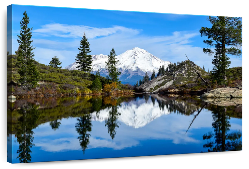Mount Shasta Heart Lake Wall Art