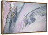 Pink And Grey Abstract Wall Art