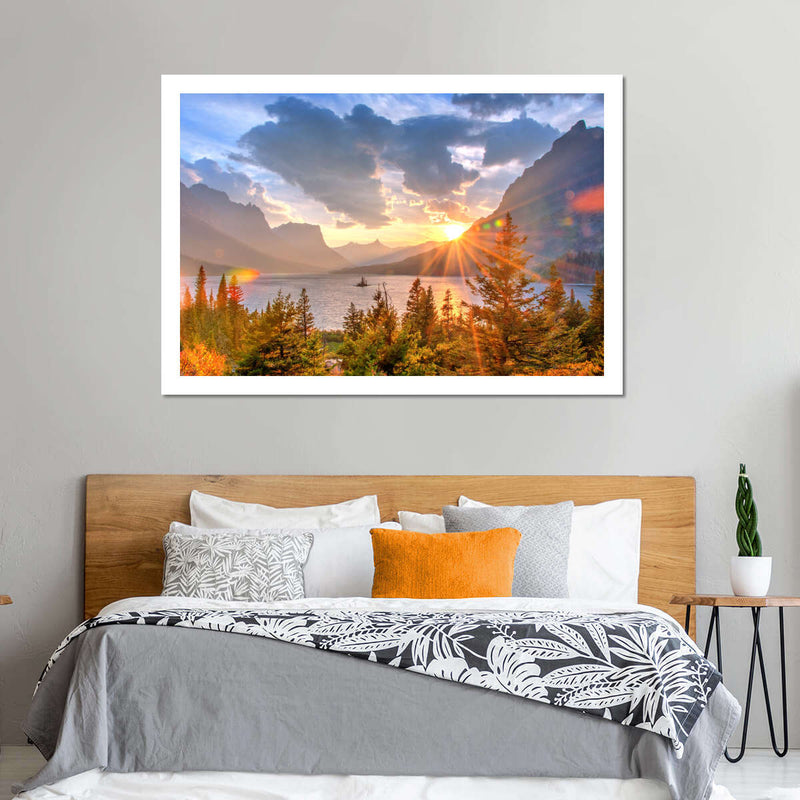 Montana Saint Mary Lake Wall Art