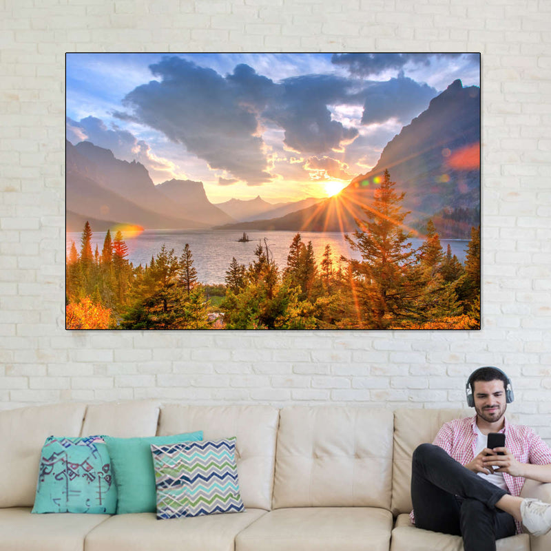 Montana Saint Mary Lake Wall Art