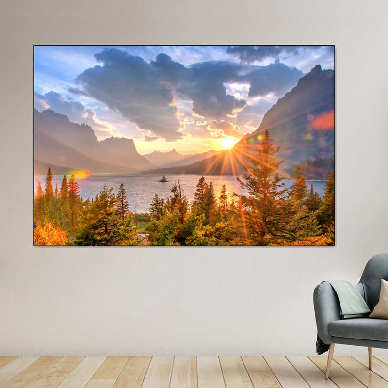 Montana Saint Mary Lake Wall Art