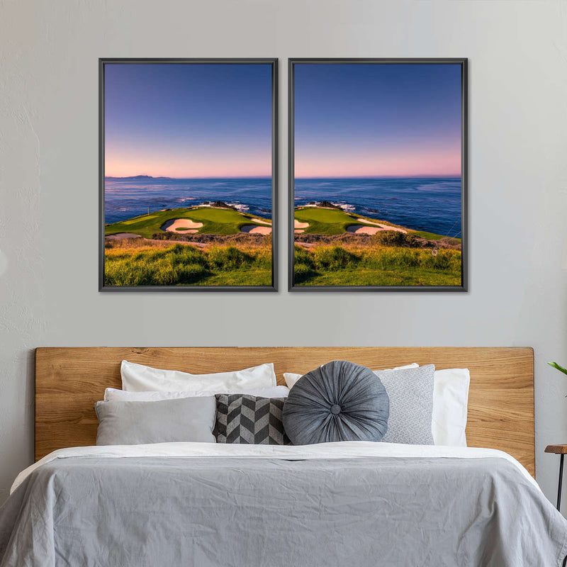 Pebble Beach Blue Sky Wall Art