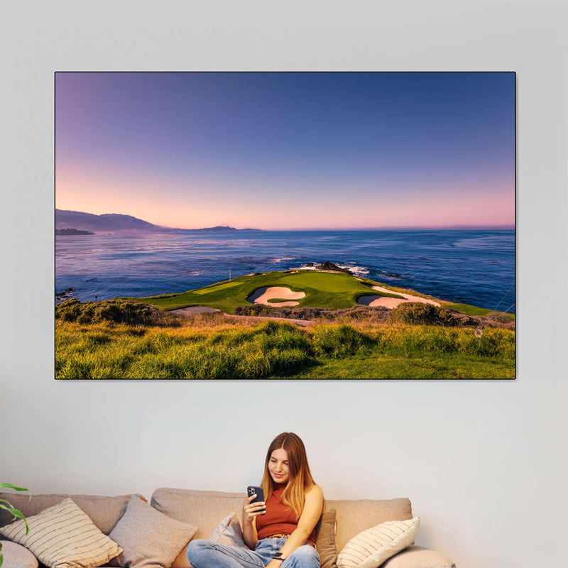 Pebble Beach Blue Sky Wall Art