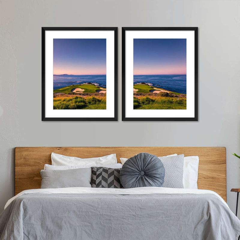 Pebble Beach Blue Sky Wall Art
