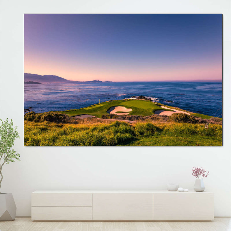 Pebble Beach Blue Sky Wall Art