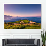 Pebble Beach Blue Sky Wall Art
