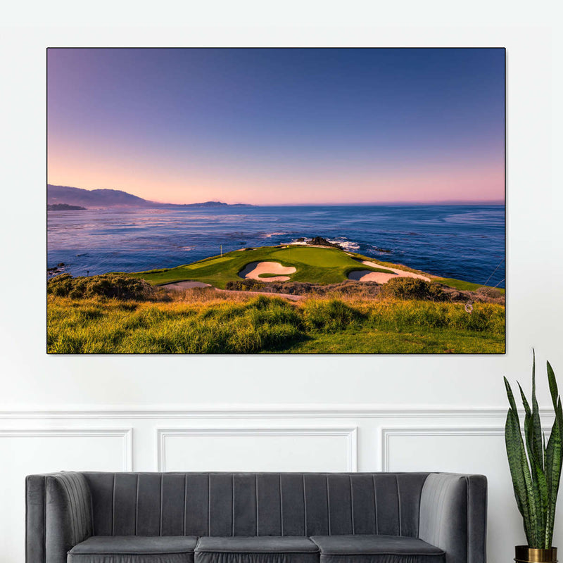 Pebble Beach Blue Sky Wall Art