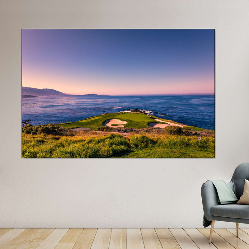 Pebble Beach Blue Sky Wall Art
