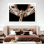 Happy Giraffe Family Wall Art