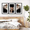 Happy Giraffe Family Wall Art