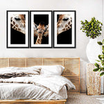 Happy Giraffe Family Wall Art