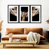 Happy Giraffe Family Wall Art