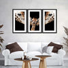 Happy Giraffe Family Wall Art