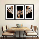 Happy Giraffe Family Wall Art