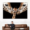 Happy Giraffe Family Wall Art