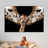 Happy Giraffe Family Wall Art