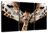 Happy Giraffe Family Wall Art