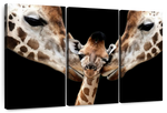 Happy Giraffe Family Wall Art
