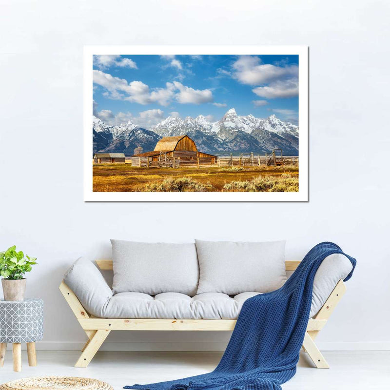 Teton Range Moulton Barn Wall Art