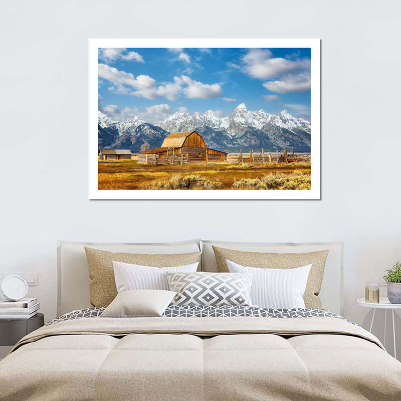 Teton Range Moulton Barn Wall Art