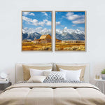 Teton Range Moulton Barn Wall Art