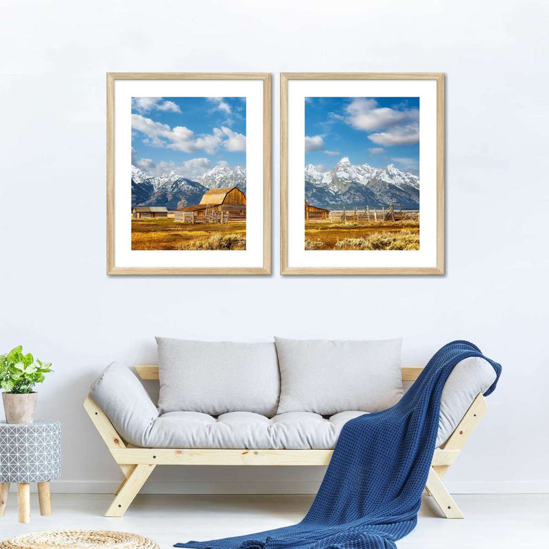 Teton Range Moulton Barn Wall Art
