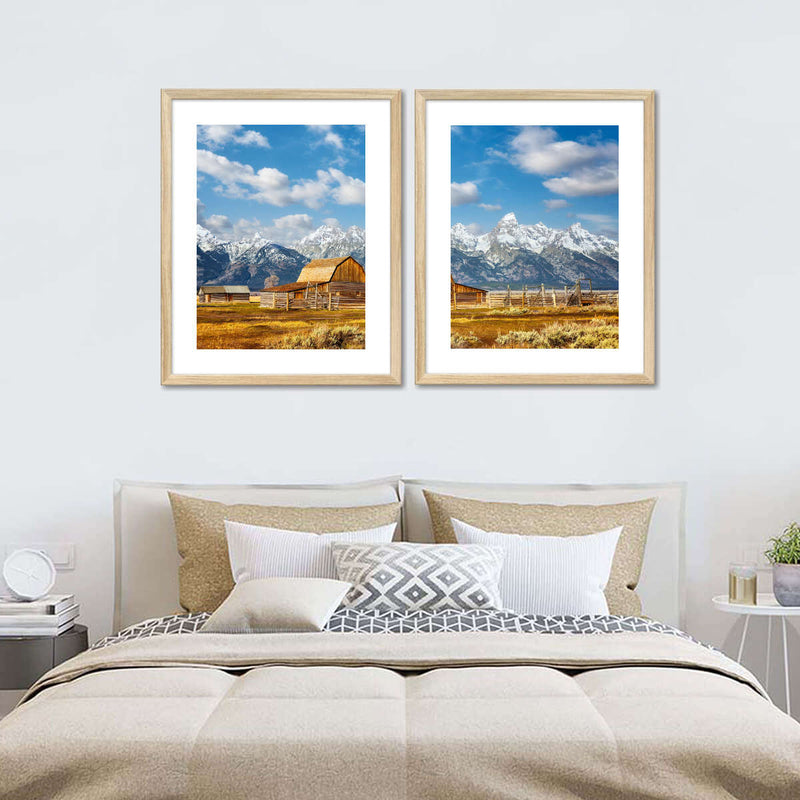 Teton Range Moulton Barn Wall Art