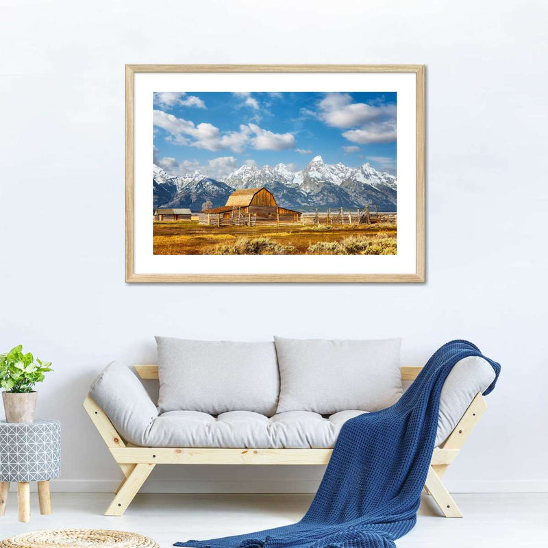 Teton Range Moulton Barn Wall Art