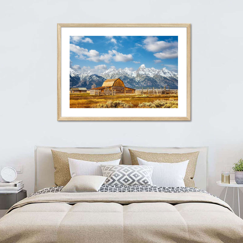 Teton Range Moulton Barn Wall Art