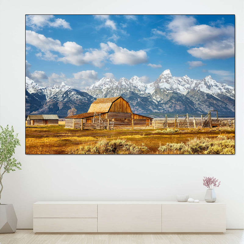 Teton Range Moulton Barn Wall Art
