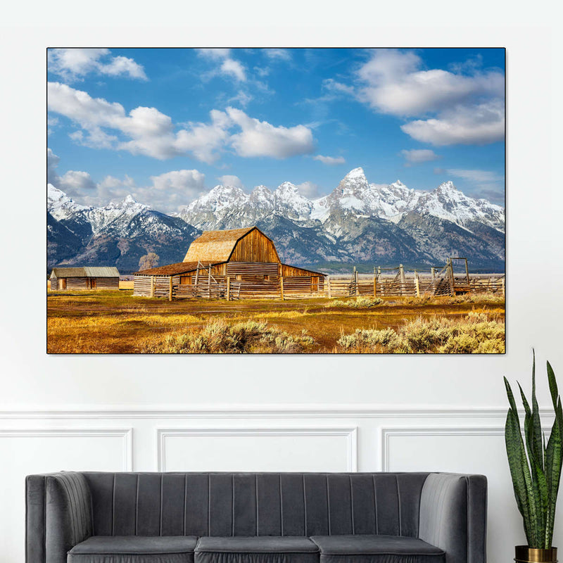 Teton Range Moulton Barn Wall Art