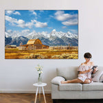 Teton Range Moulton Barn Wall Art