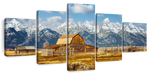 Teton Range Moulton Barn Wall Art