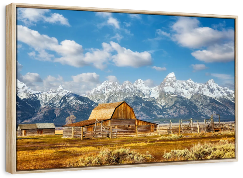 Teton Range Moulton Barn Wall Art