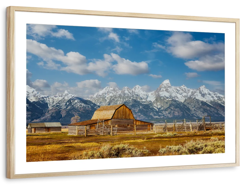 Teton Range Moulton Barn Wall Art