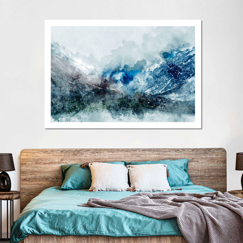 Ice Landscape Abstract Wall Art