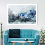 Ice Landscape Abstract Wall Art