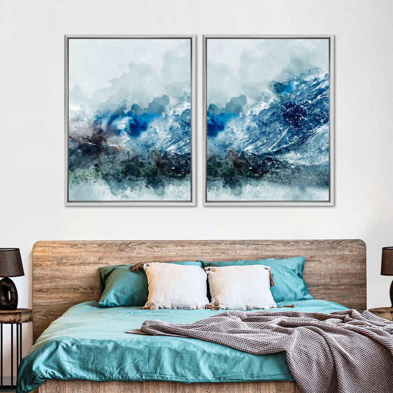 Ice Landscape Abstract Wall Art